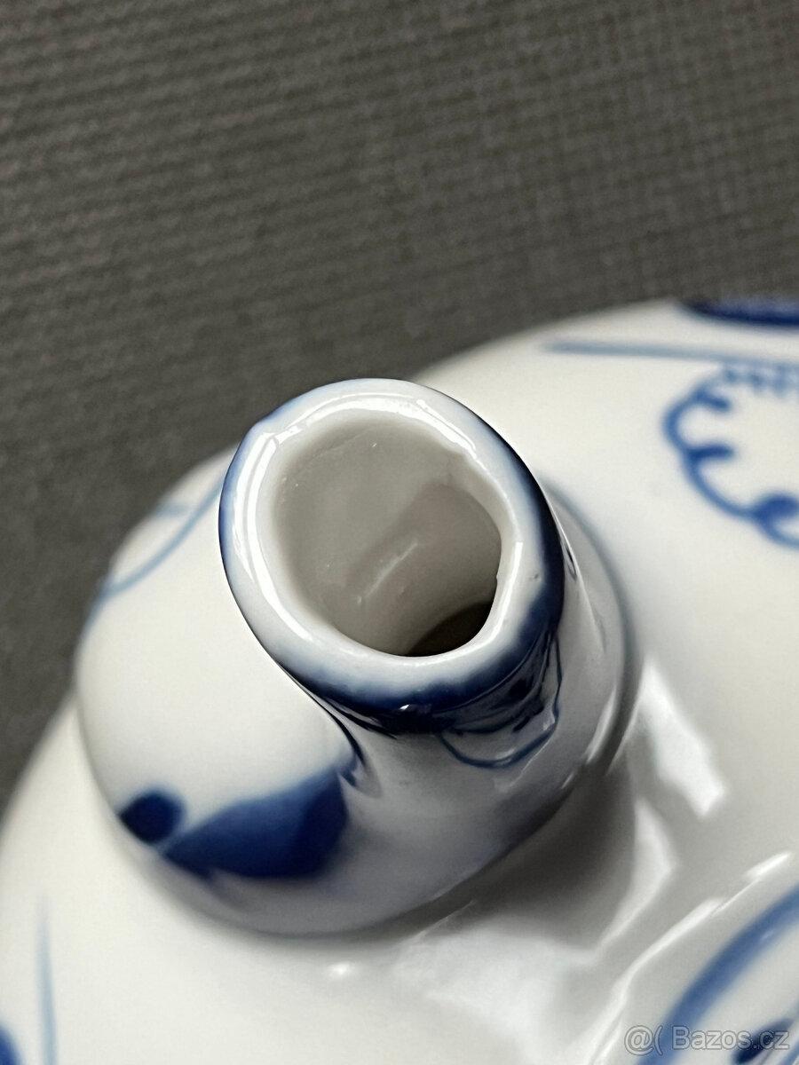 Porcelánová konvice 800ml, Gžel Rusko - 4