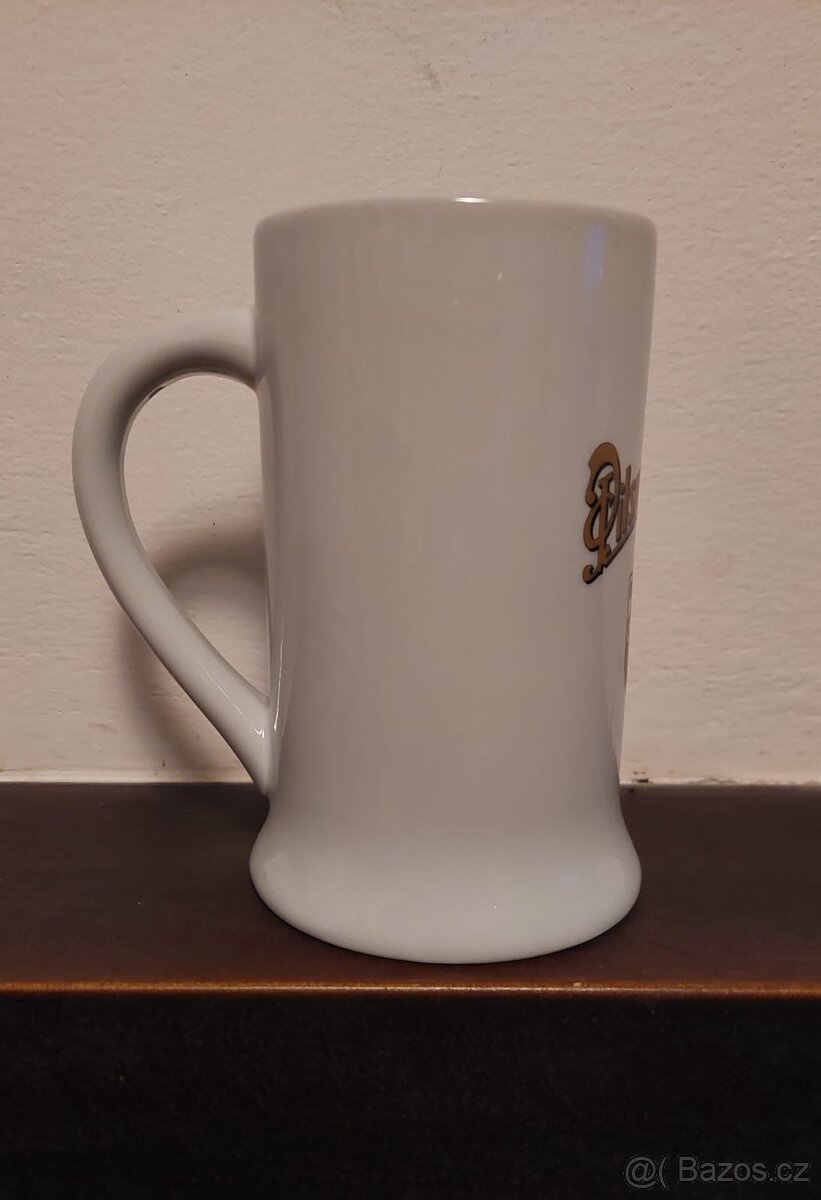 Pilsner Urquell,Plzeň půllitr,keramický - 4