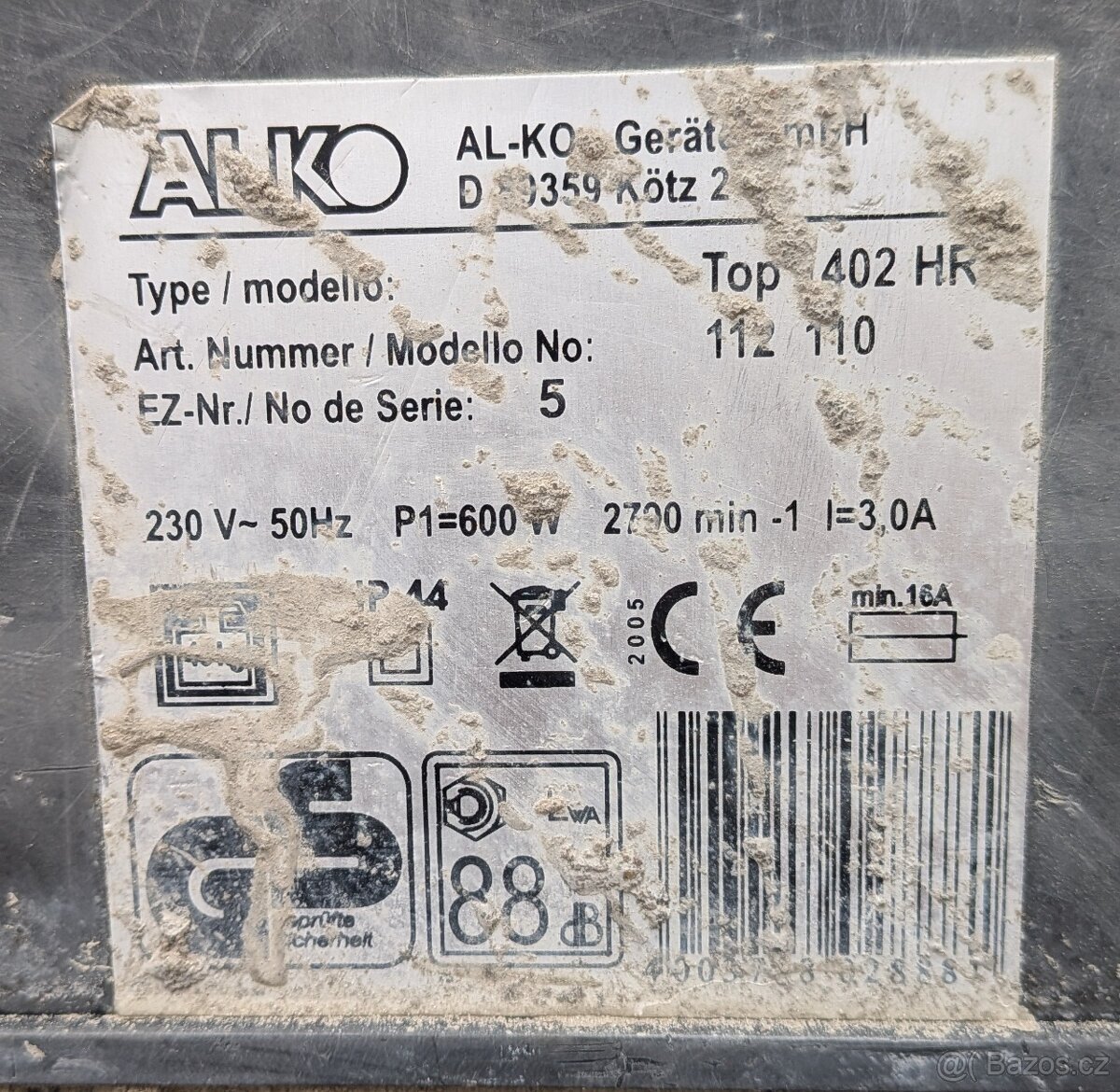 Míchačka AL-KO TOP 1402 HR - 4