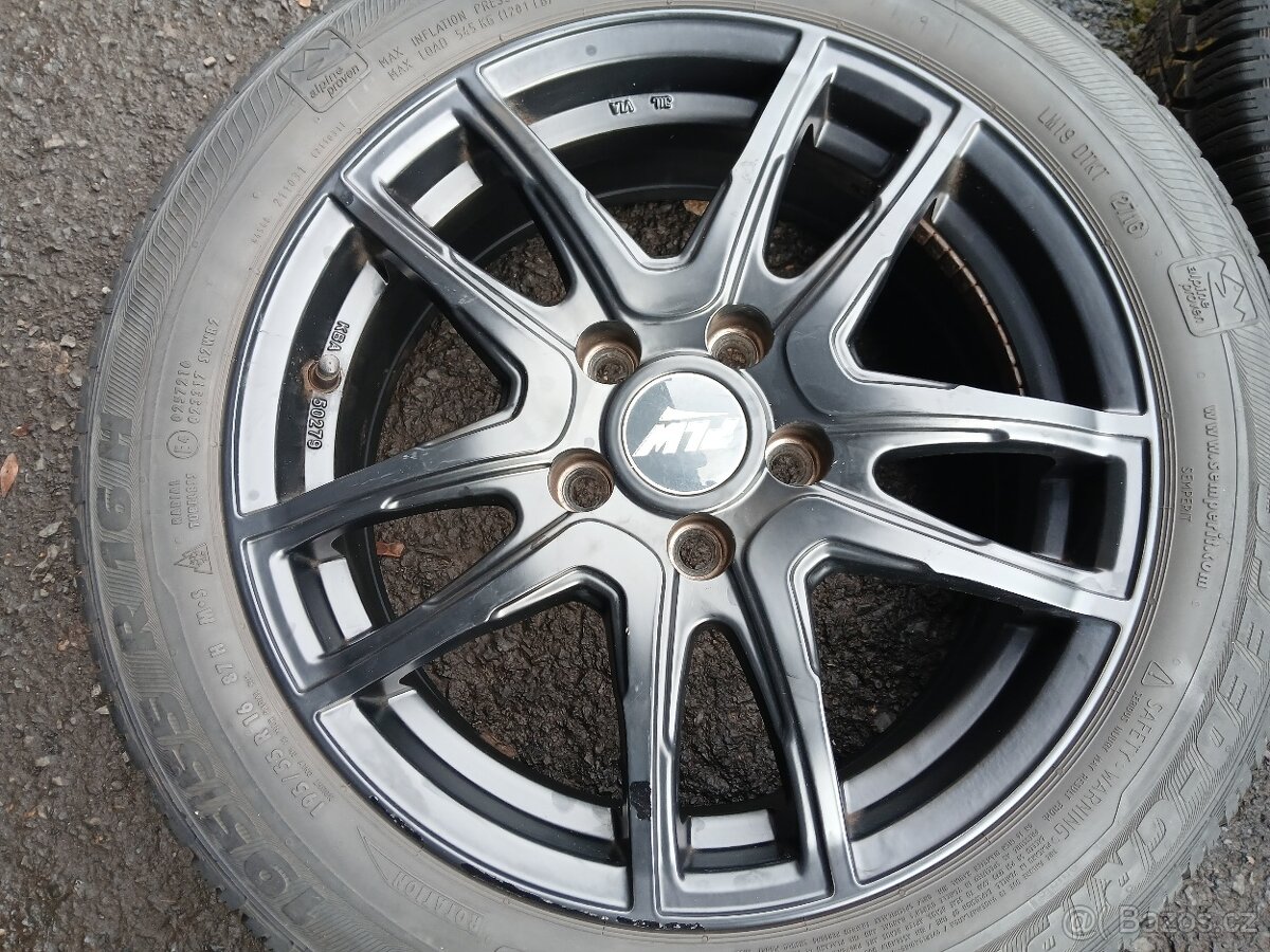 Sada ALU kol Proline 195/55R16 zimní - 4