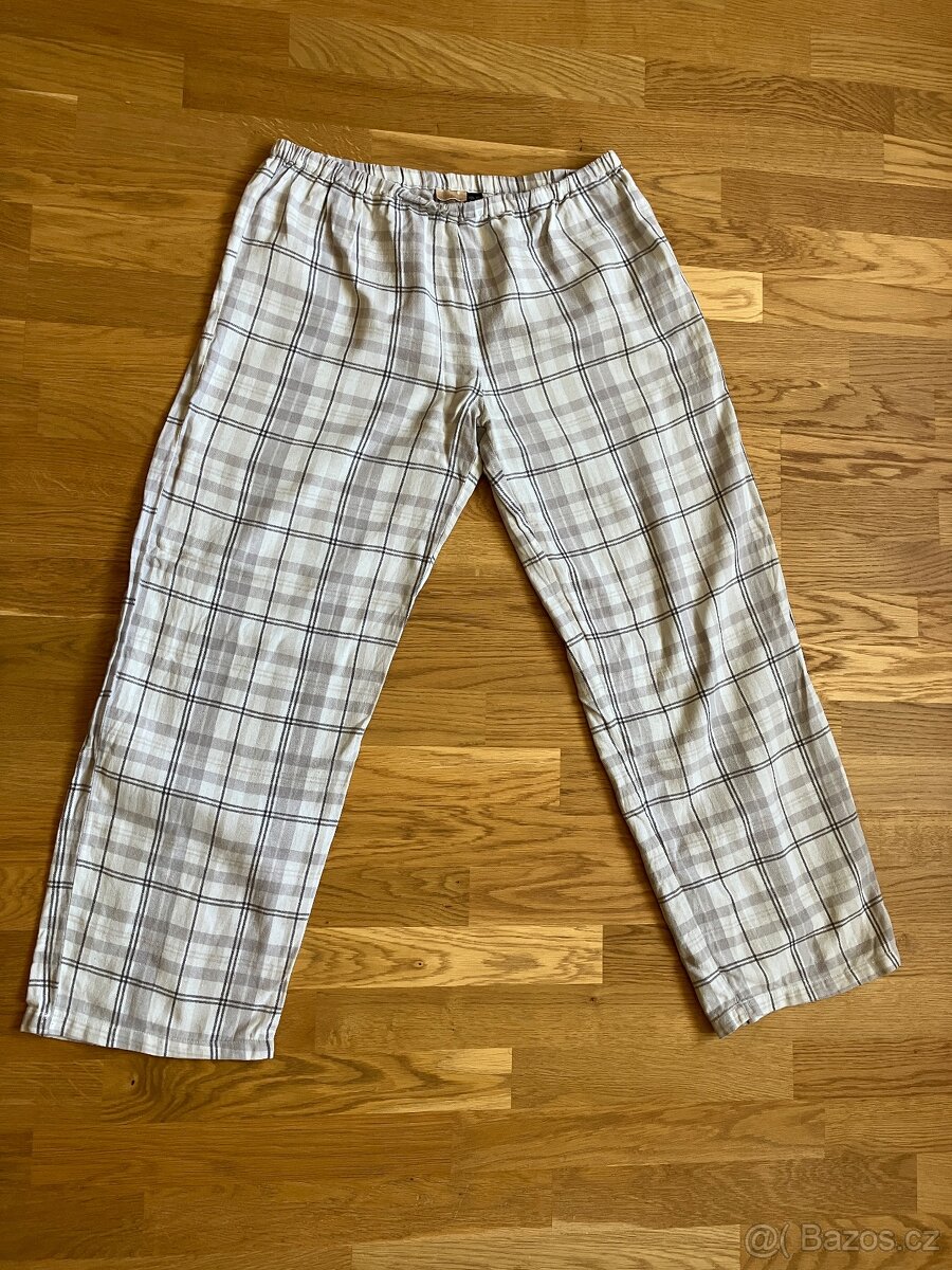 Dámské pyžamo se sobem flanel kalhoty Jolinesse - 4