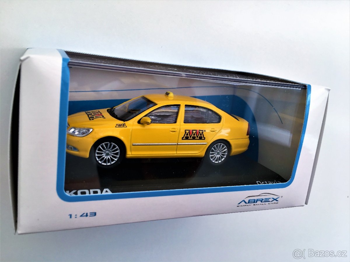 Model ŠKODA Octavia II (FL 2008) "AAA TAXI" Abrex 1/43 - 4
