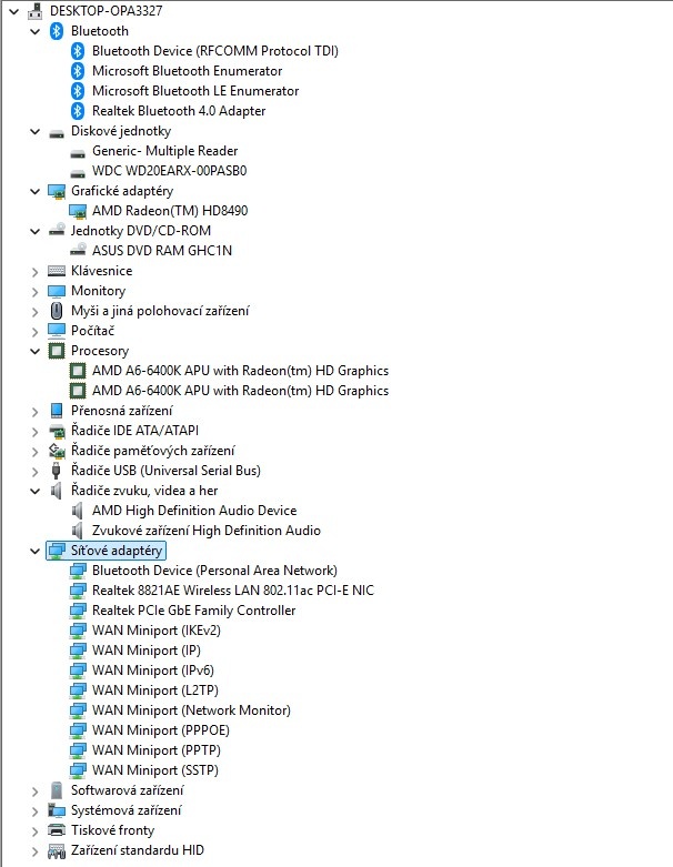 Asus AMD PC,AMD A6-6400K,WIN 11,RAM 16GB,HDD 2TB,monitor - 4