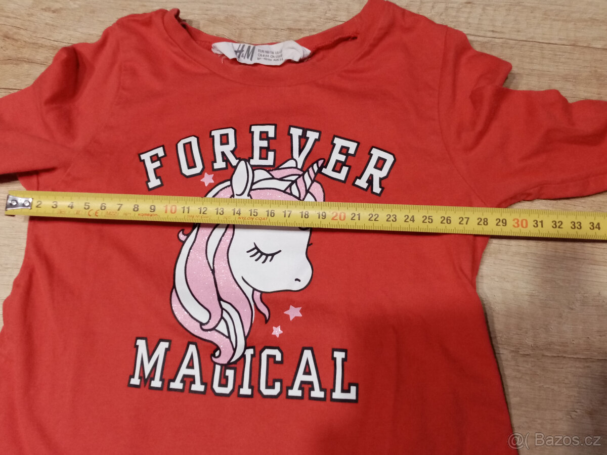 šaty/tunika HM unicorn vel. 110/116 - 4