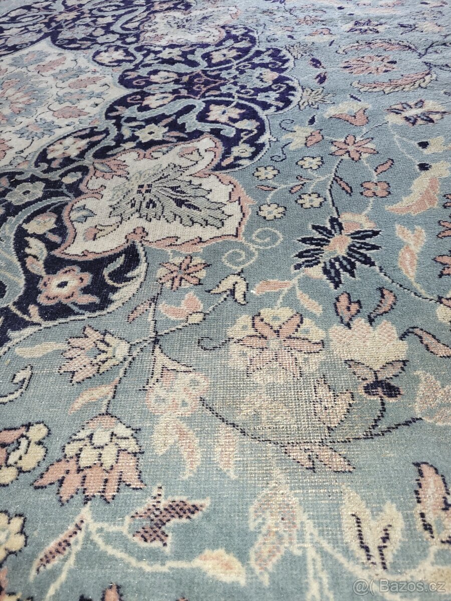Modrý orientální koberec vintage - 4