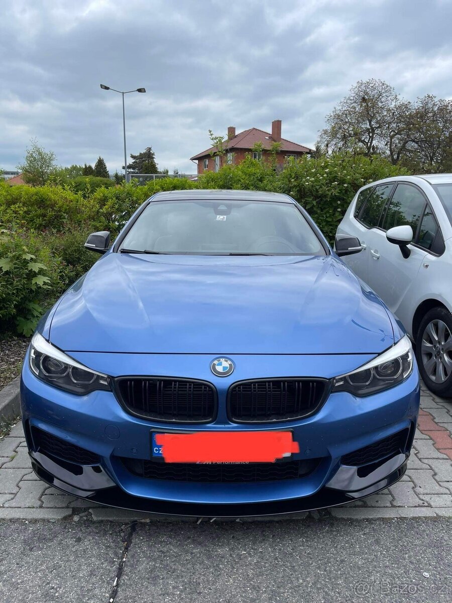 ABS Lipo - ČERNÝ LESK- BMW 4 - F3x - spoiler pod nárazník - 4