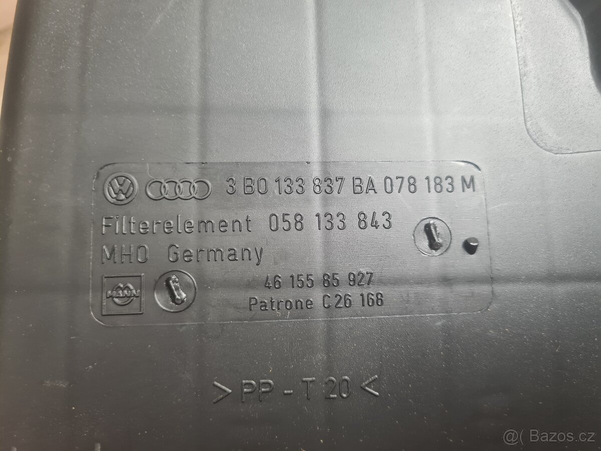 NOVÝ Vzduchový filtr Superb 1 - 2,8i V6 - ORIGINÁL - 4