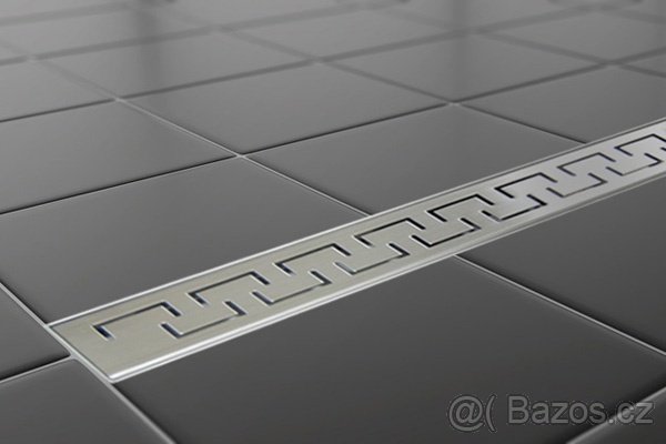 Sprchový podlahový odtokový nerezový koupelnový žlab - 4