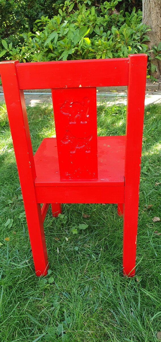 Dětský set stoleček s židličkou, zn. IKEA KRITTER - 4