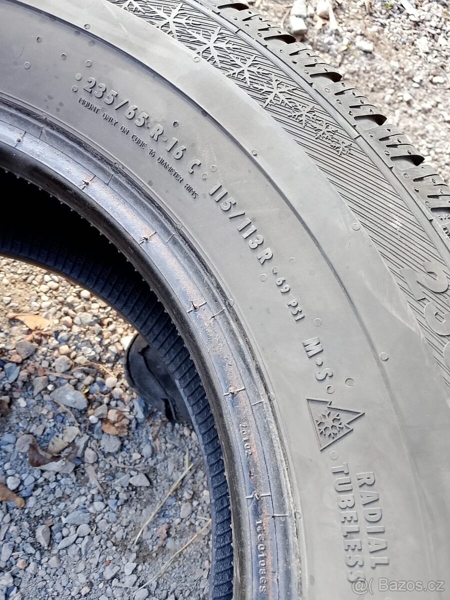 235/65/16c 115/113r Barum - zimní pneu 4ks dodávkové - 4