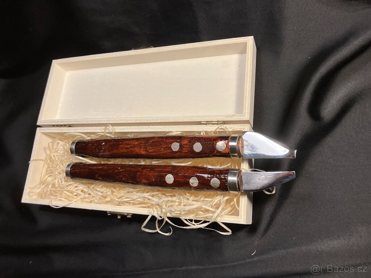 Bonsai, Bonsaj, nožové dláta na jiny, sada - 4