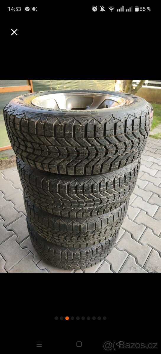 15' ALU kola USA 5x120,6 s pneu 215/65r15 - 4