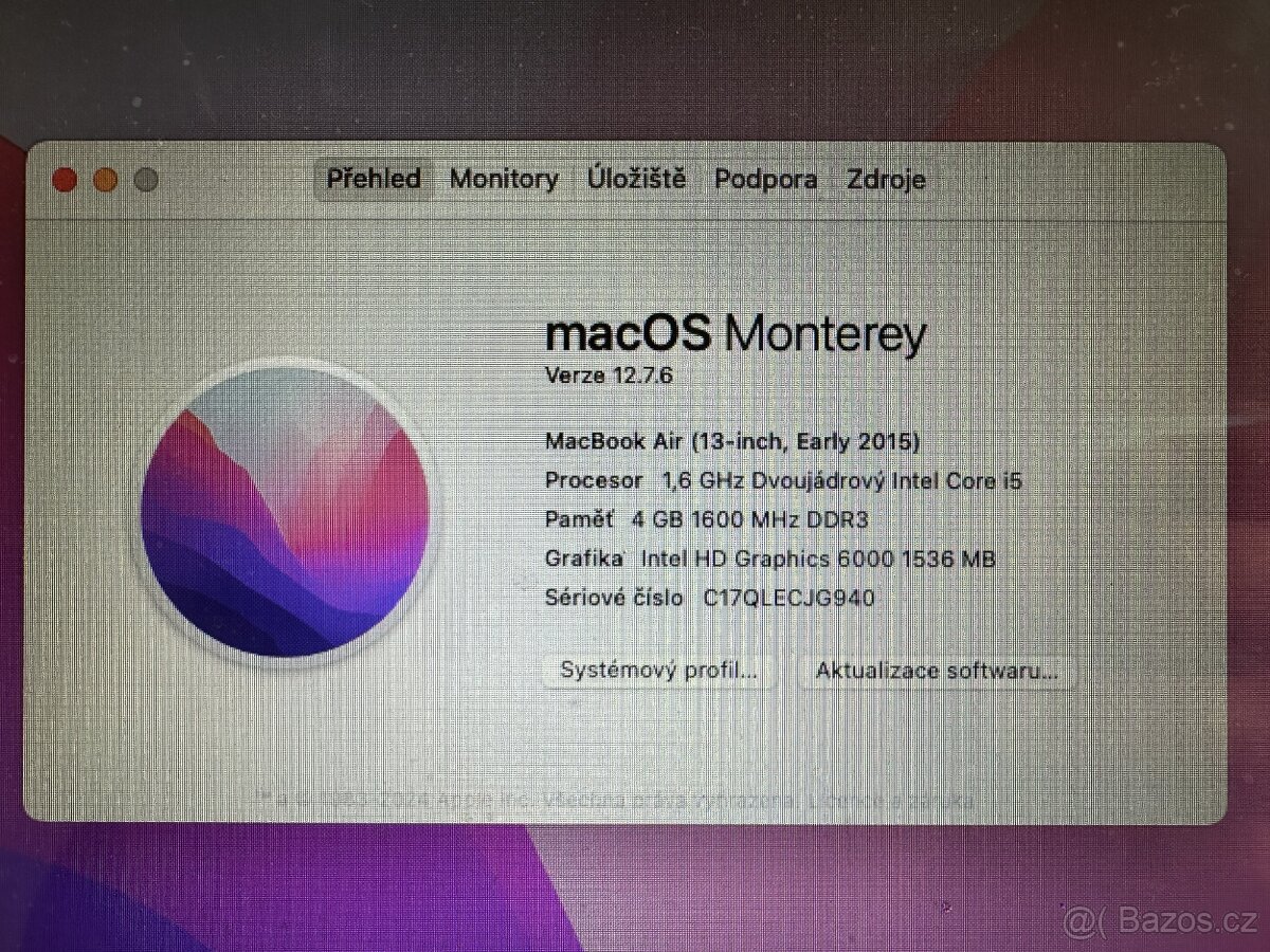 MacBook Air 13” A1466 Core i5 1.6 GHz, 4 GB RAM, 128GB - 4