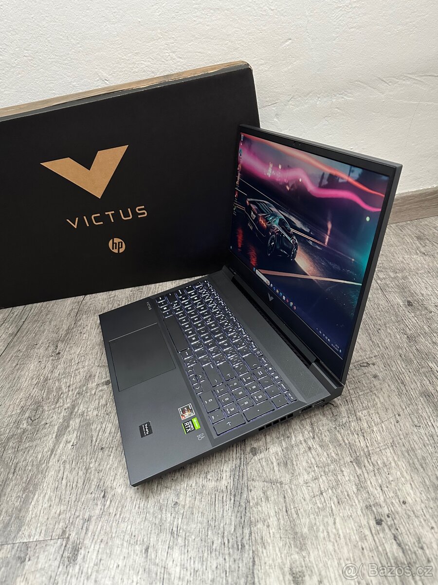 TOP- HERNÍ NOTEBOOK HP VIC-RYZEN 5, SSD, RTX - 4