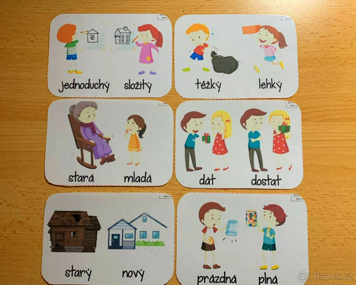 Naučné karty: Protiklady (51 ks) 🎁 + DÁREK - 4