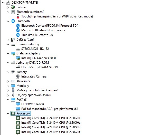 Lenovo ThinkPad E520,i5-2410M,Win 11,HDD 500GB,RAM 8GB,15.6 - 4