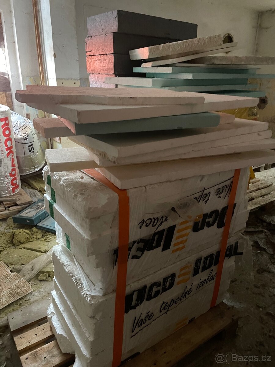 Polystyren, extrudovaný polystyren, izolační vata - 4