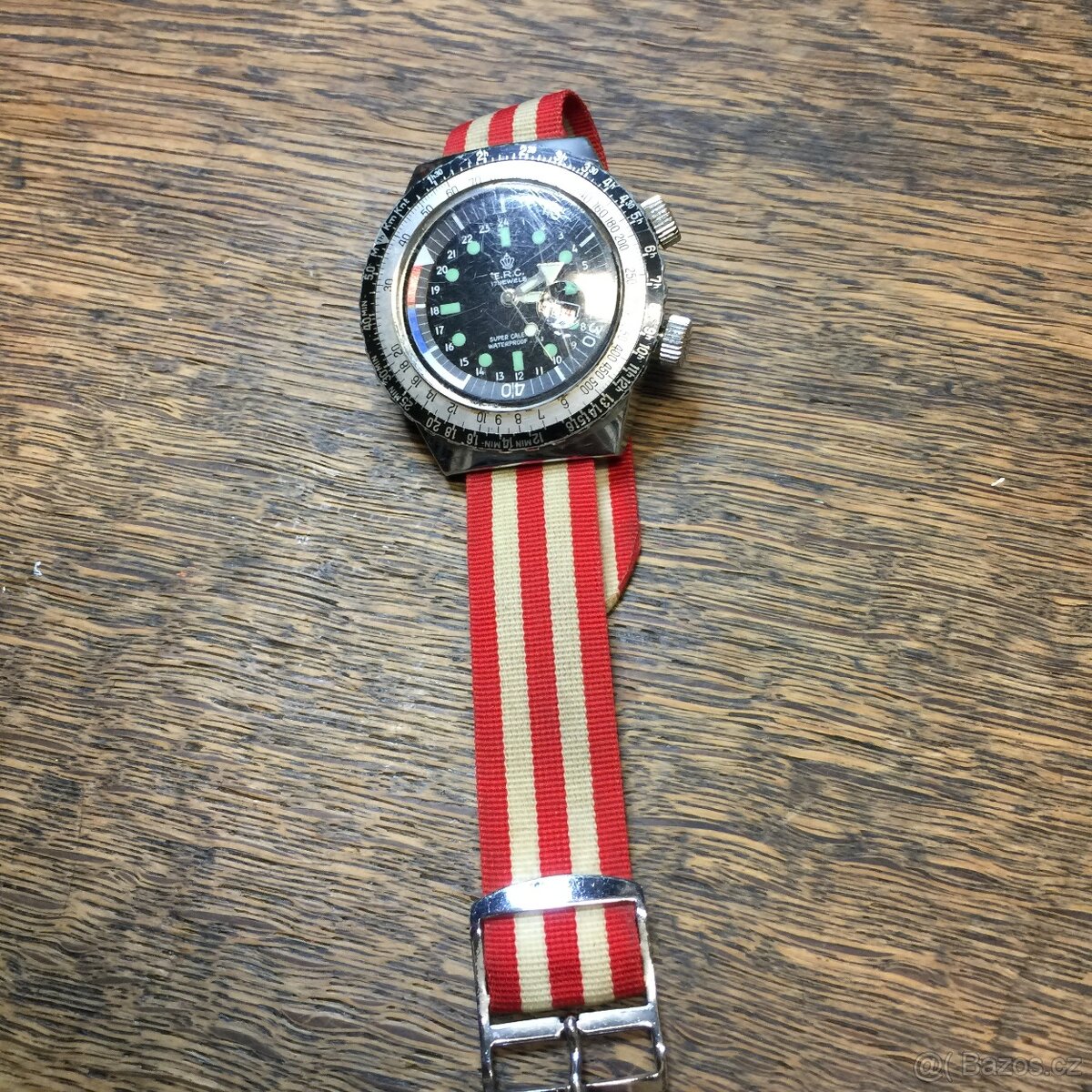 hodinky potápěčské cronograf E.R.C. Super Calender - 4