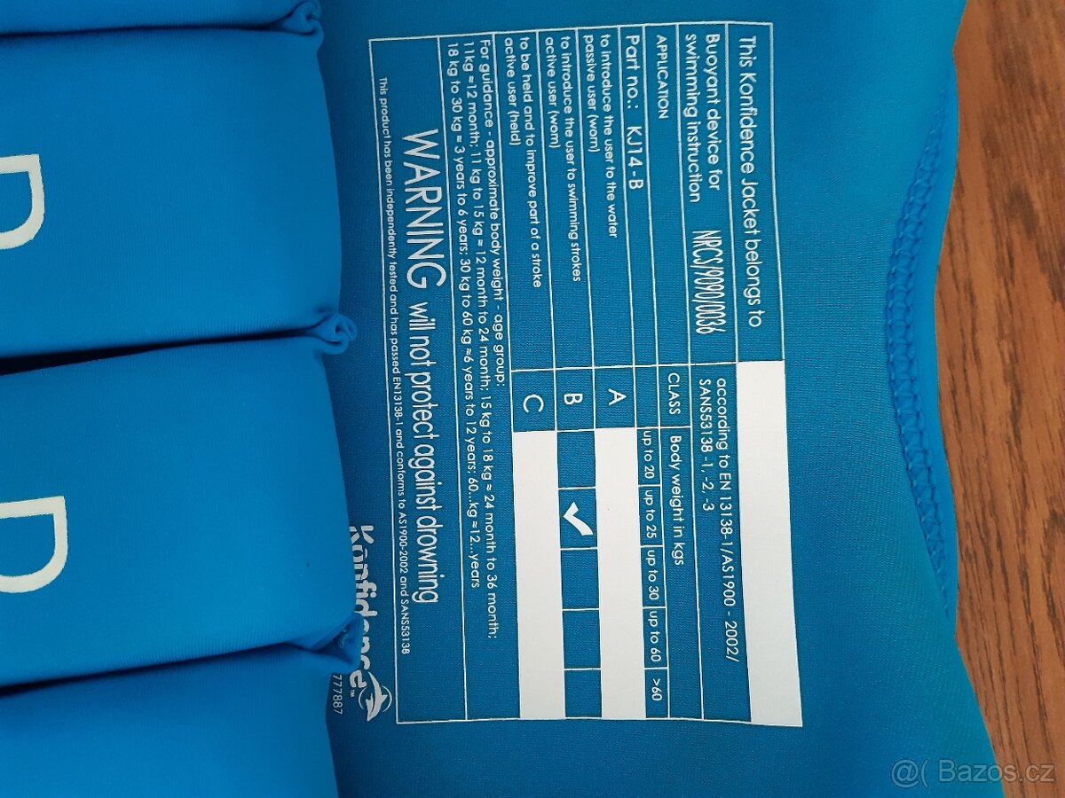 Plavací vesta Konfidence 4-5 let - 4