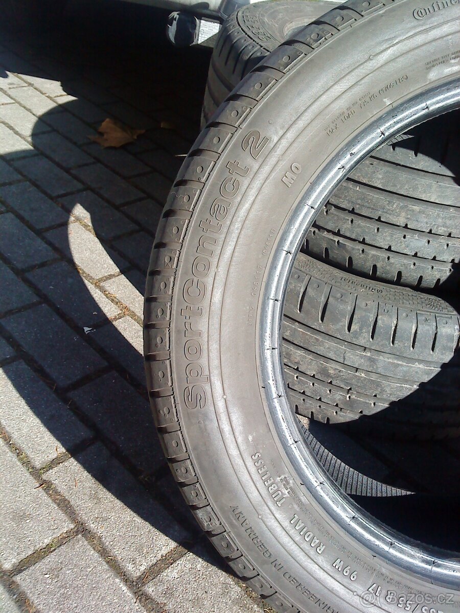 prodám pneu 235/55 r 15 3ks Continental, - 4