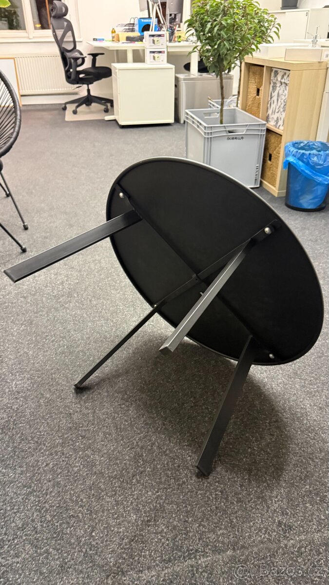 Designový konferenční stolek černý 60 cm - 4