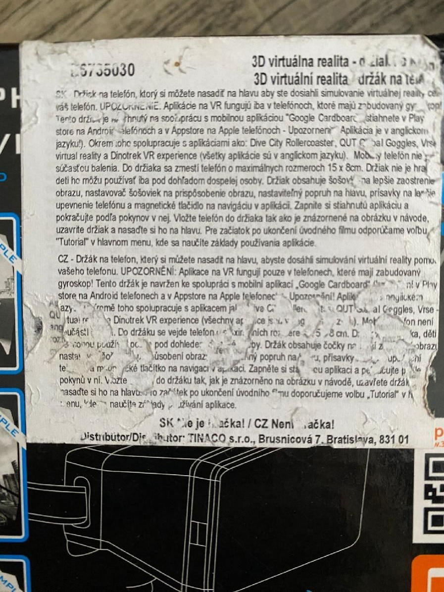 3D virtuální brýle-na mobilní telefon - 4