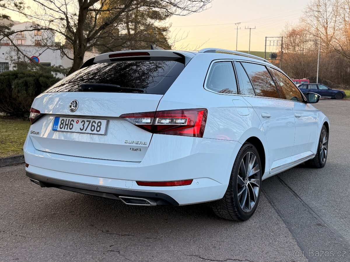 ŠKODA SUPERB 3 L&K 2.0TDI 140KW 4X4 DSG 160-TKM - PŮVOD ČR - 4