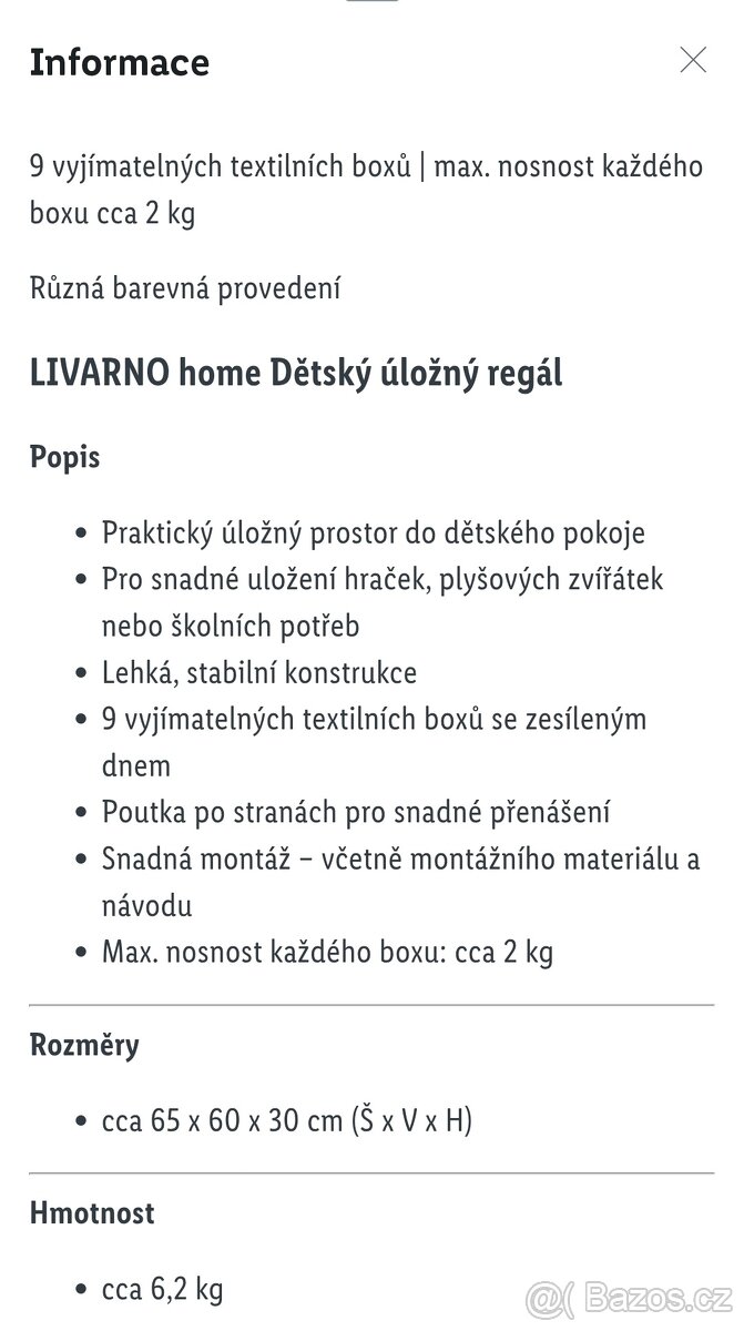 Regálek dětský Livarno - 4