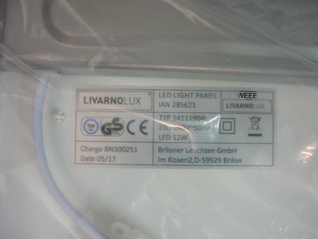 Led panel s dálkovým ovladačem 2x - 4