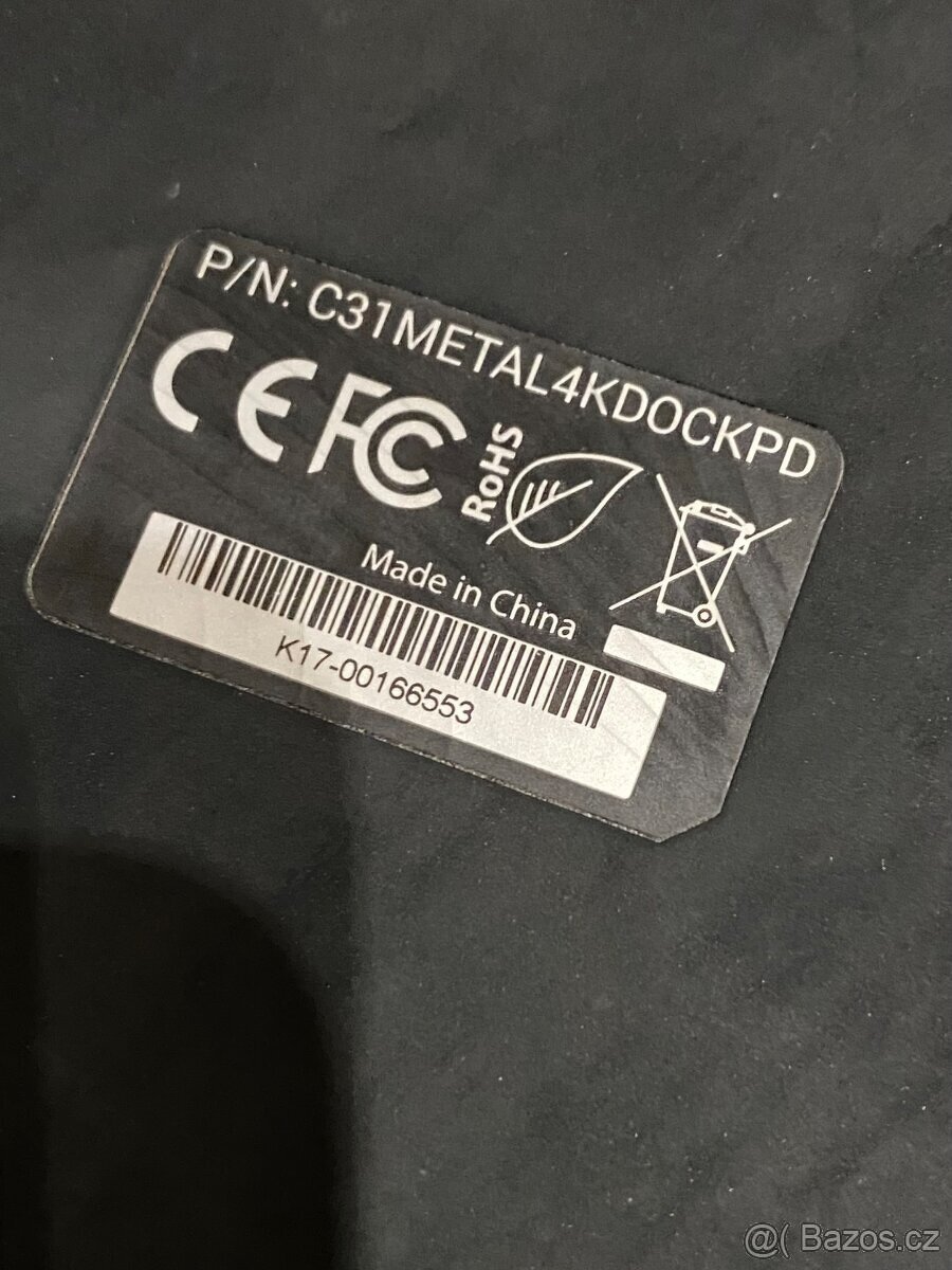 i-tec USB-C Metal 4K dokovací stanice + power delivery 85W - 4