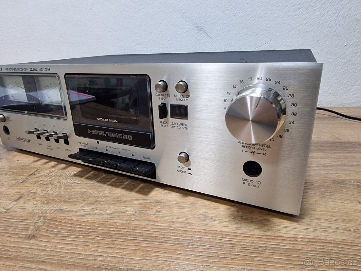 Vintage tape deck Telefunken Tc 650 High Com - 4