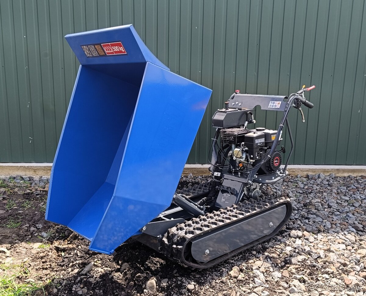 Mini dumper, pásový přepravník, nový, záruka 42 měsíců - 4