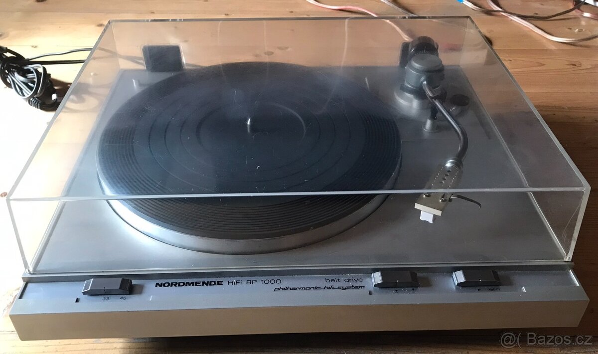 GRAMOFON NORDMENDE RP 1000 (ROK 1980) NOVÁ JEHLA A ŘEMÍNEK - 4