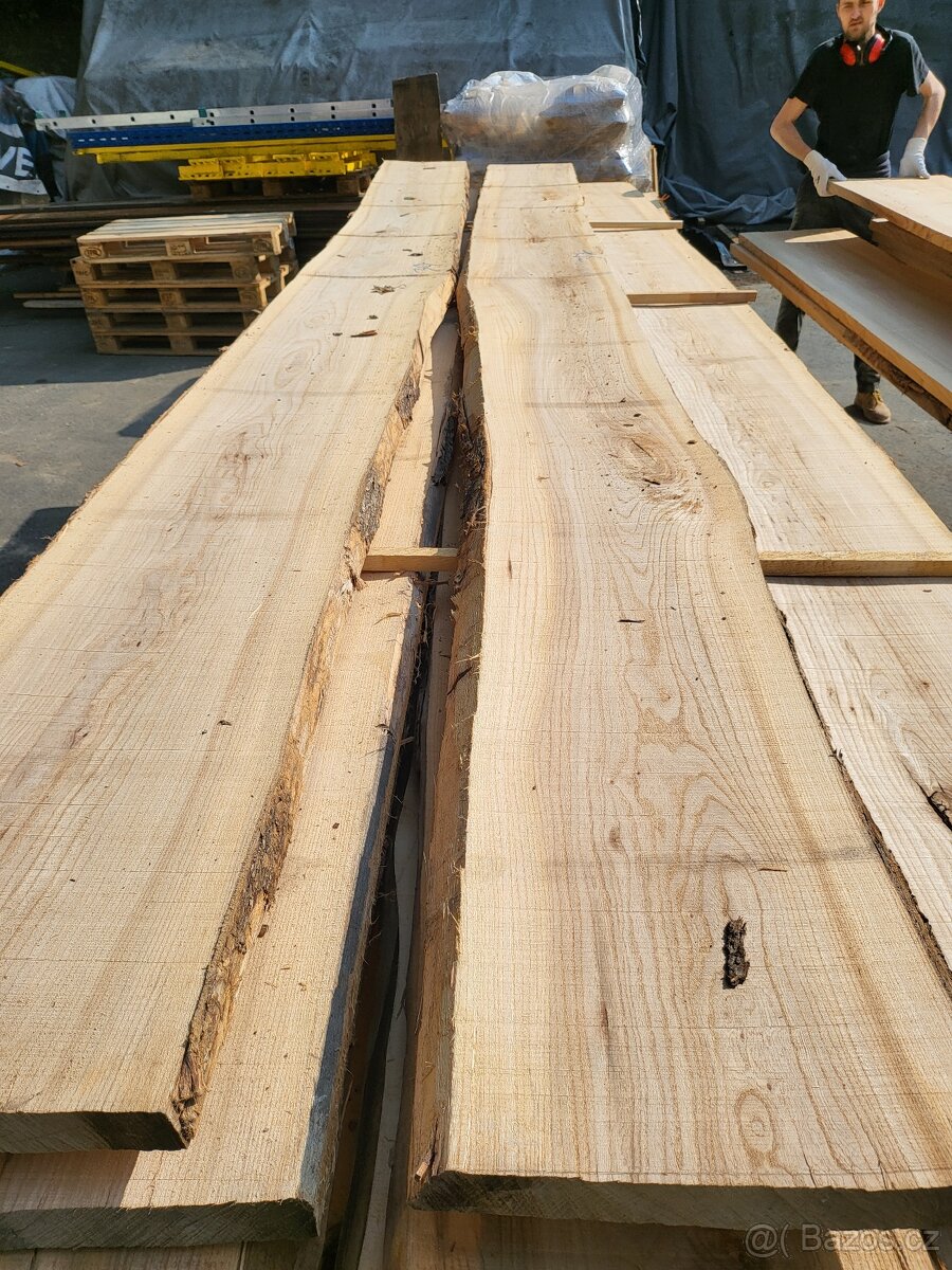 Jasanové fošny 40mm vysušené A kvalita - 4