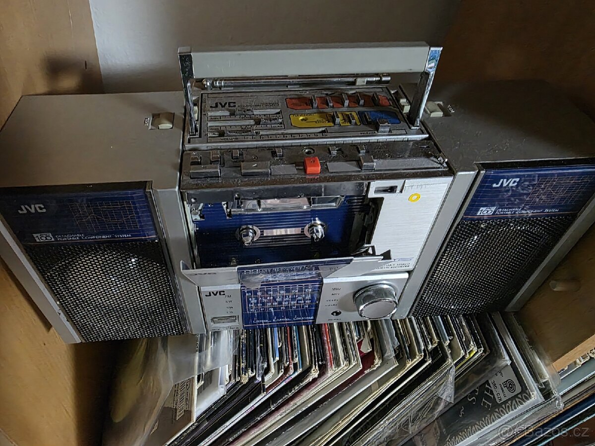 Mini boombox JVC, vyndavaci walkman - 4