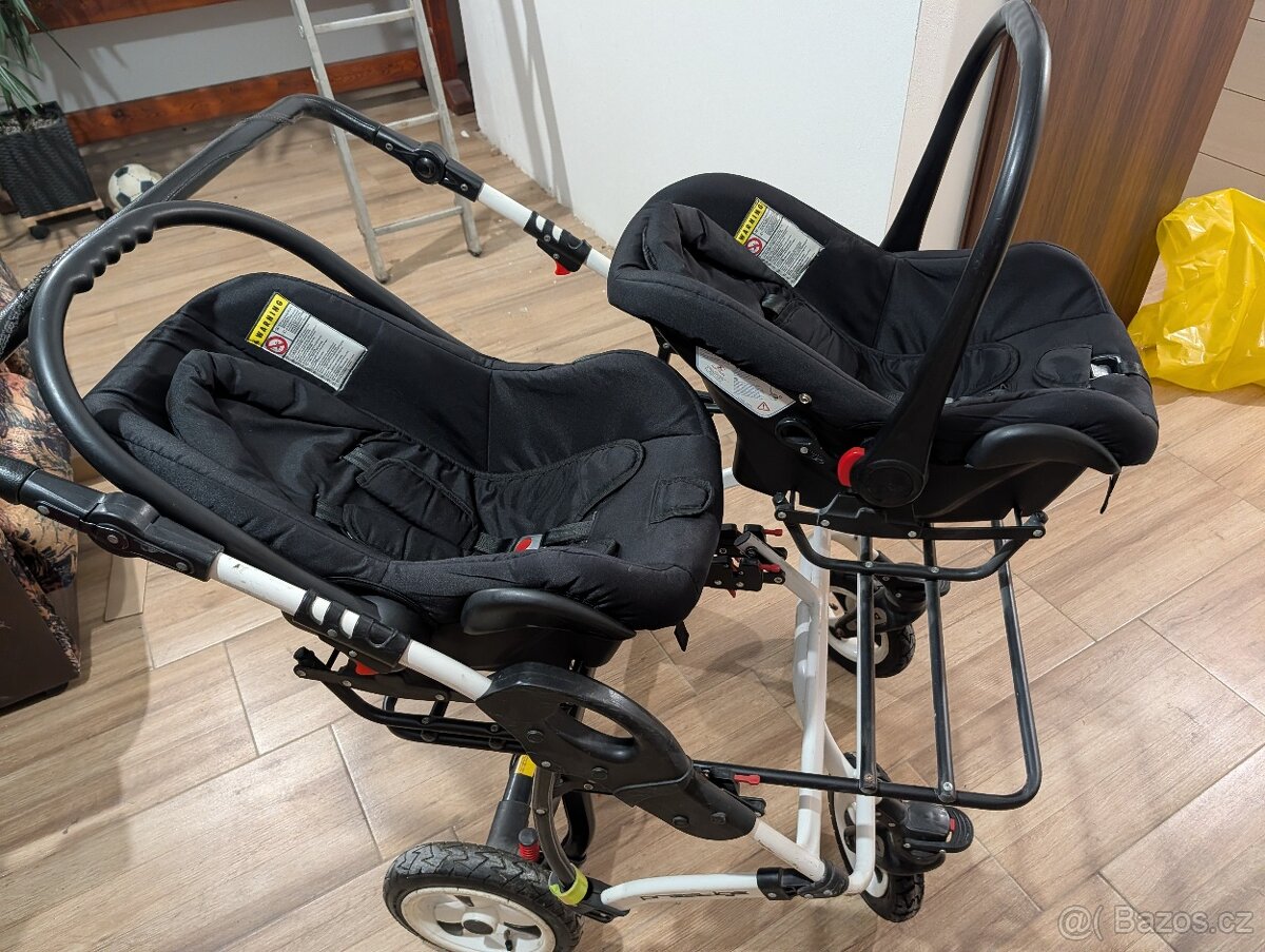 Kočárek pro dvojčata 3v1 - 4