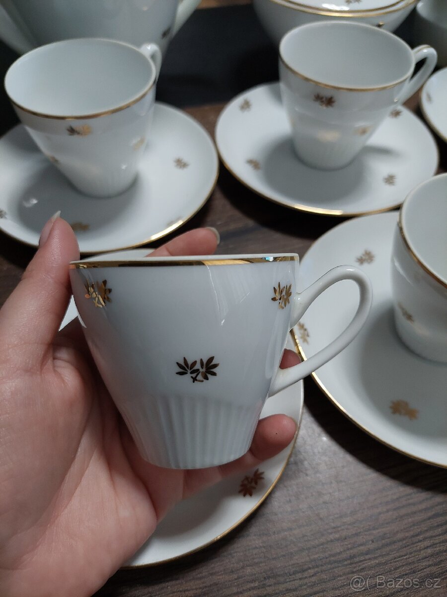 Čajová porcelánová souprava-Československo - 4