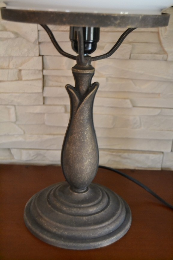 Mosazná stolní lampa 42cm - 4