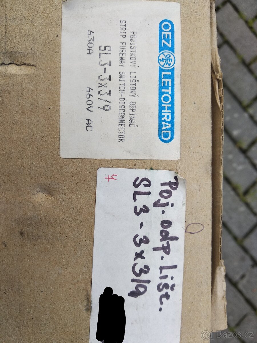 Pojistkový lištový odpínač 400 -630A 660-690V AC - 4