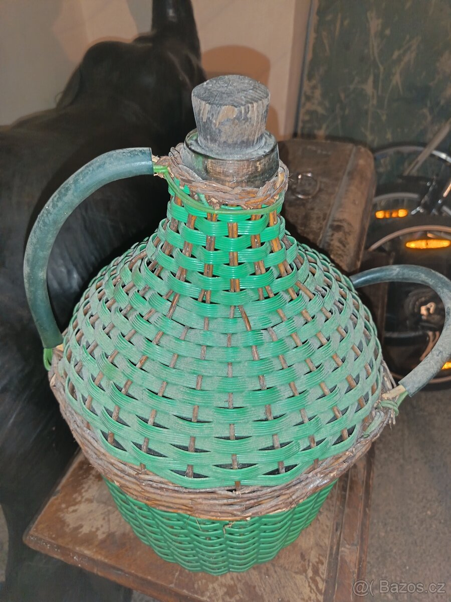 Demižon 20l opletený - 4