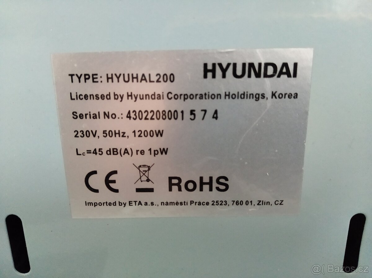 Topidlo halogenové Hyundai HAL 200 - 4