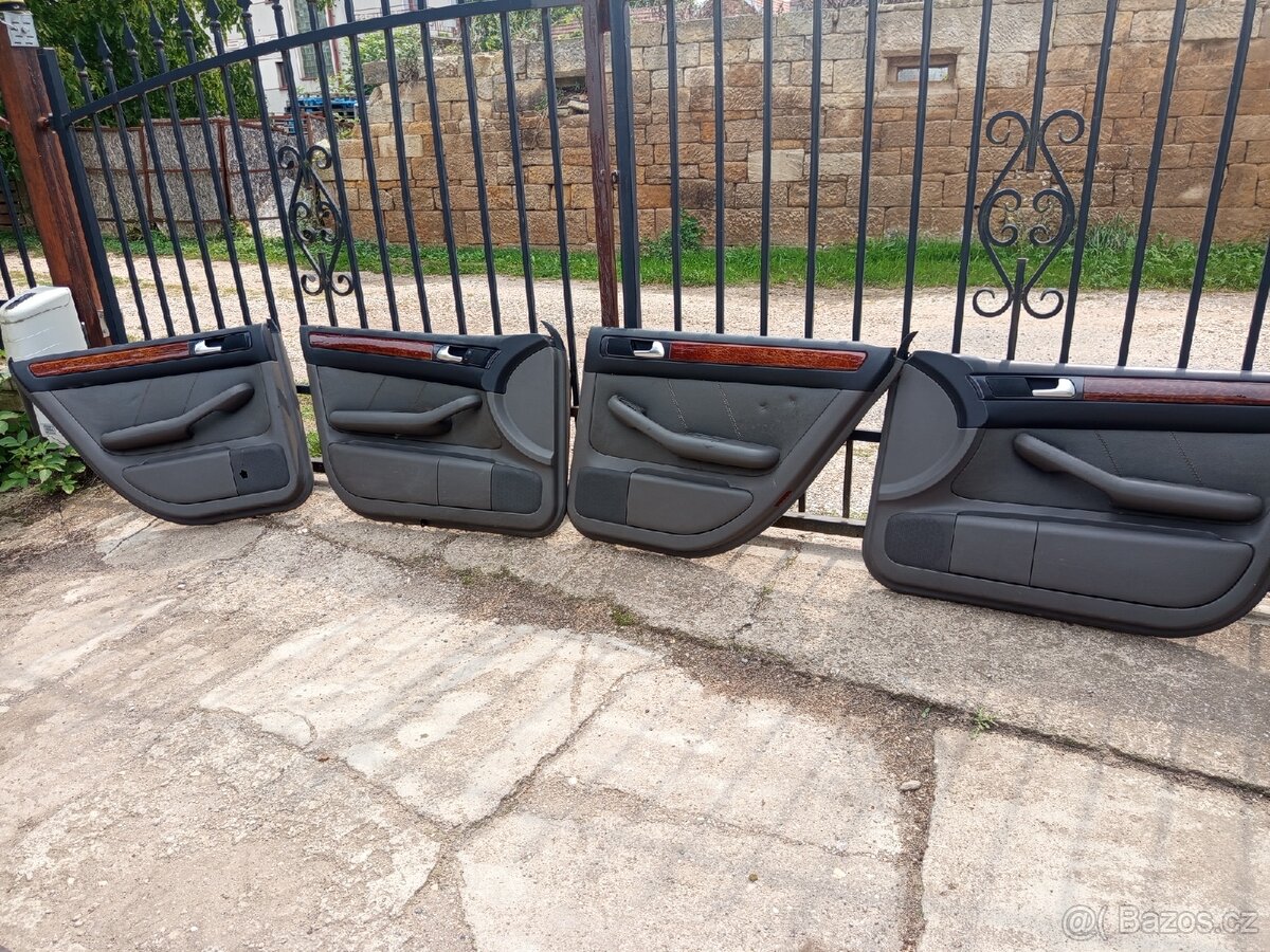 Prodám šedý kožený interiér Audi A6 viz foto - 4