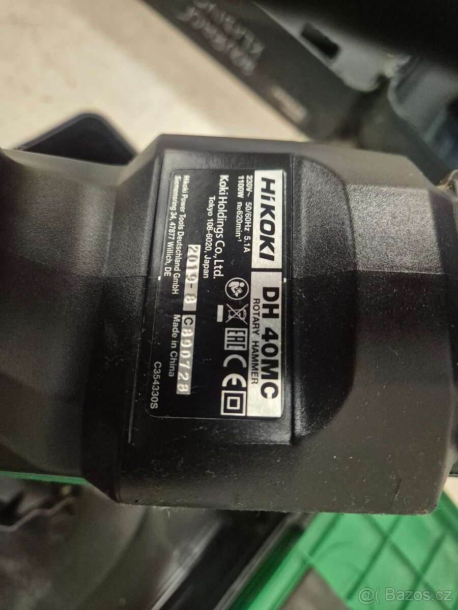 vrtací a bourací kladivo Hikoki DH40 MC - 4