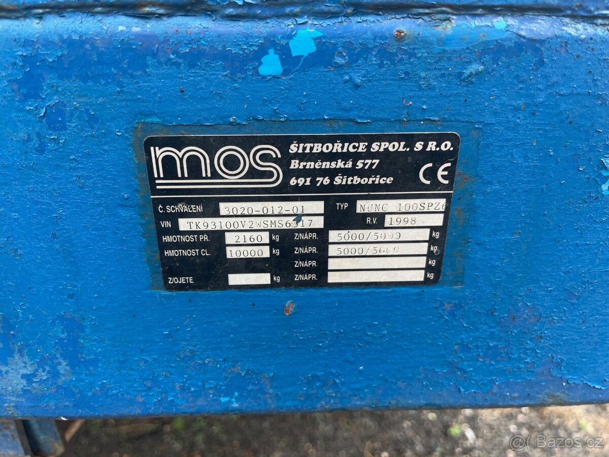 Přepravník strojů 8000kg nosnost - 4