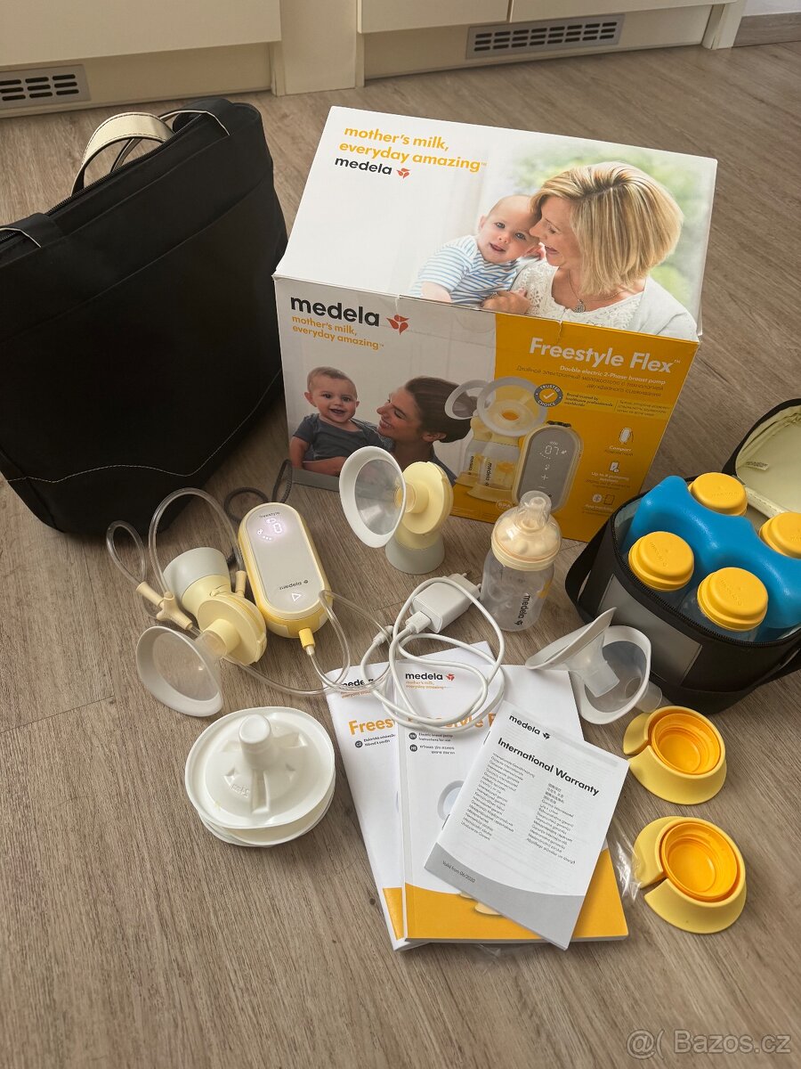 Odsávačka mléka Medela double freestyle flex - 4