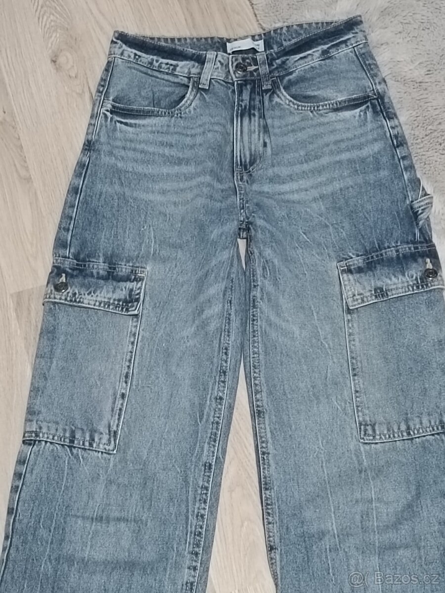 Rifle džíny kapsáce Sinsay vel. 34 - 4