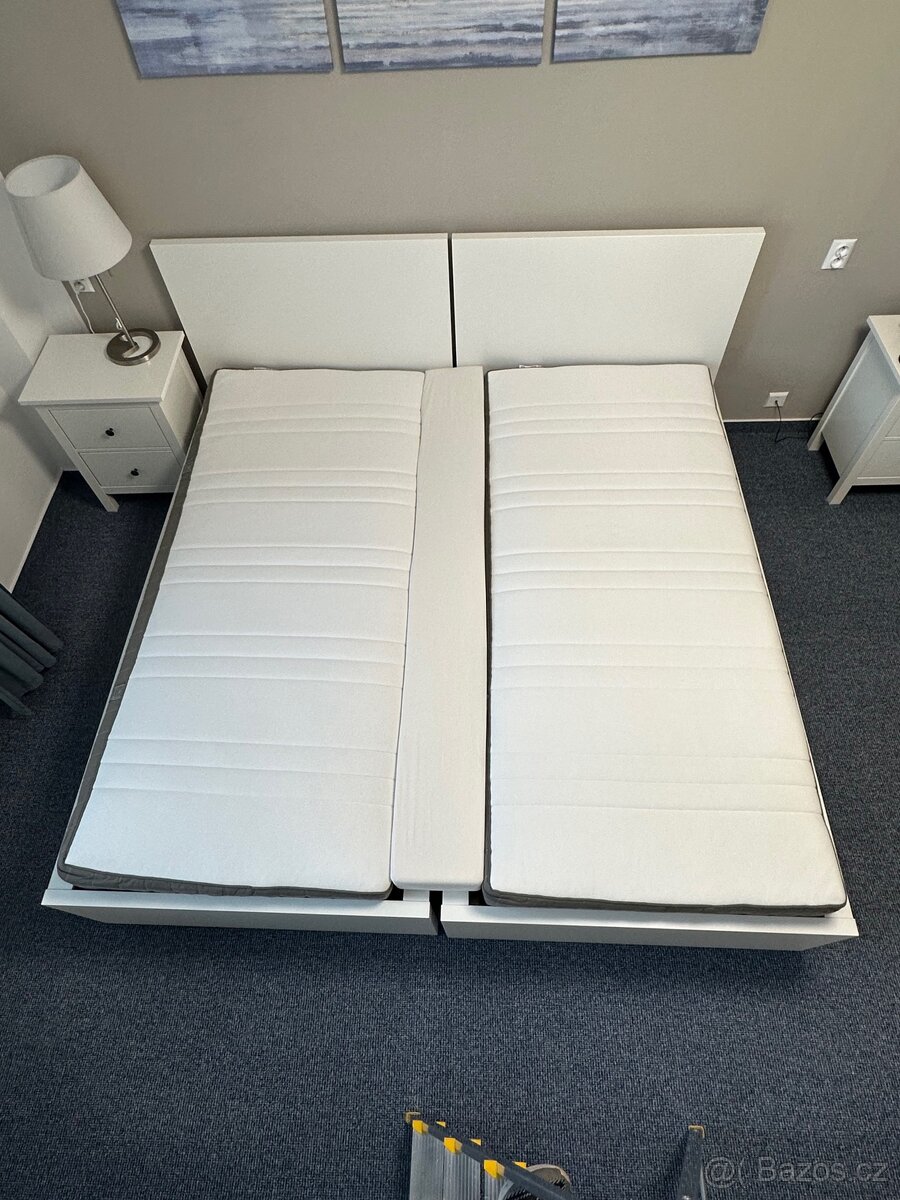 2x rám postele 90x200 Malm Ikea - 4