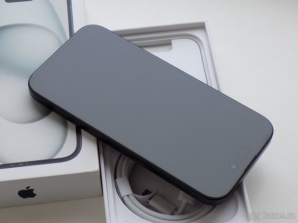 Apple iPhone 15 128GB Černý - ZÁRUKA 12 MĚSÍCŮ - KOMPLETNÍ - 4