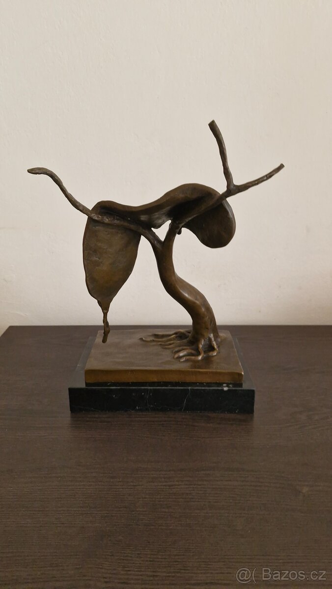 Salvador Dali - Tekoucí hodiny 1 - bronz - 4