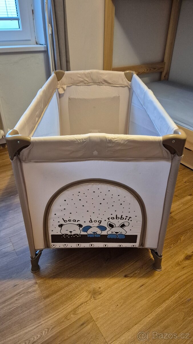 Cestovní postýlka ZOPA NANNY s polohováním + matrace - 4